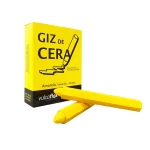 Giz de Cera Amarelo Vulcaflex 1x12