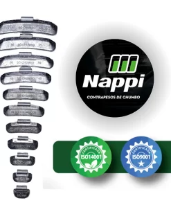 Contrapeso Garra Alta 25g NP 100pçs